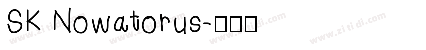 SK Nowatorus字体转换